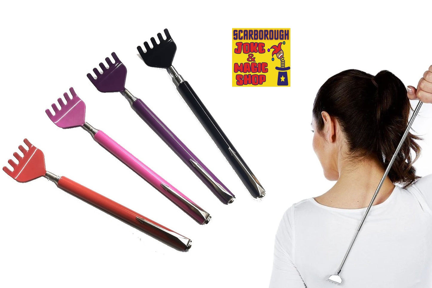 Rascador de espalda metálico extensible 50cm