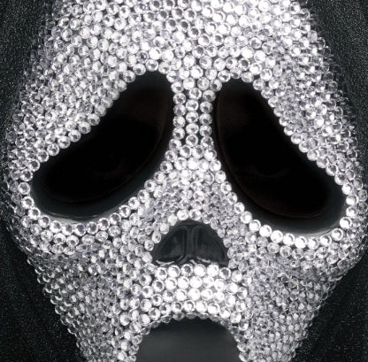 Bedazzled Scream Mask - Bling Ghost Face
