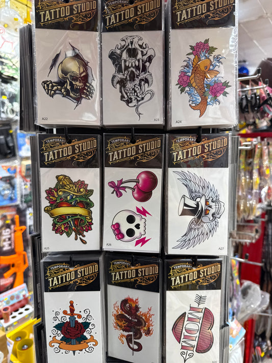 Pequeño Tatuaje Temporal - Diseños Surtidos