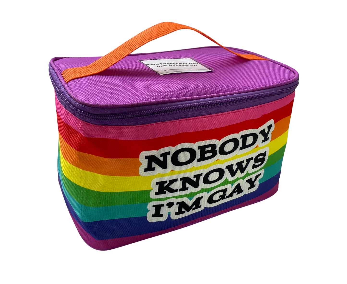 Nobody Knows I'm Gay Insulated Lunch Bag