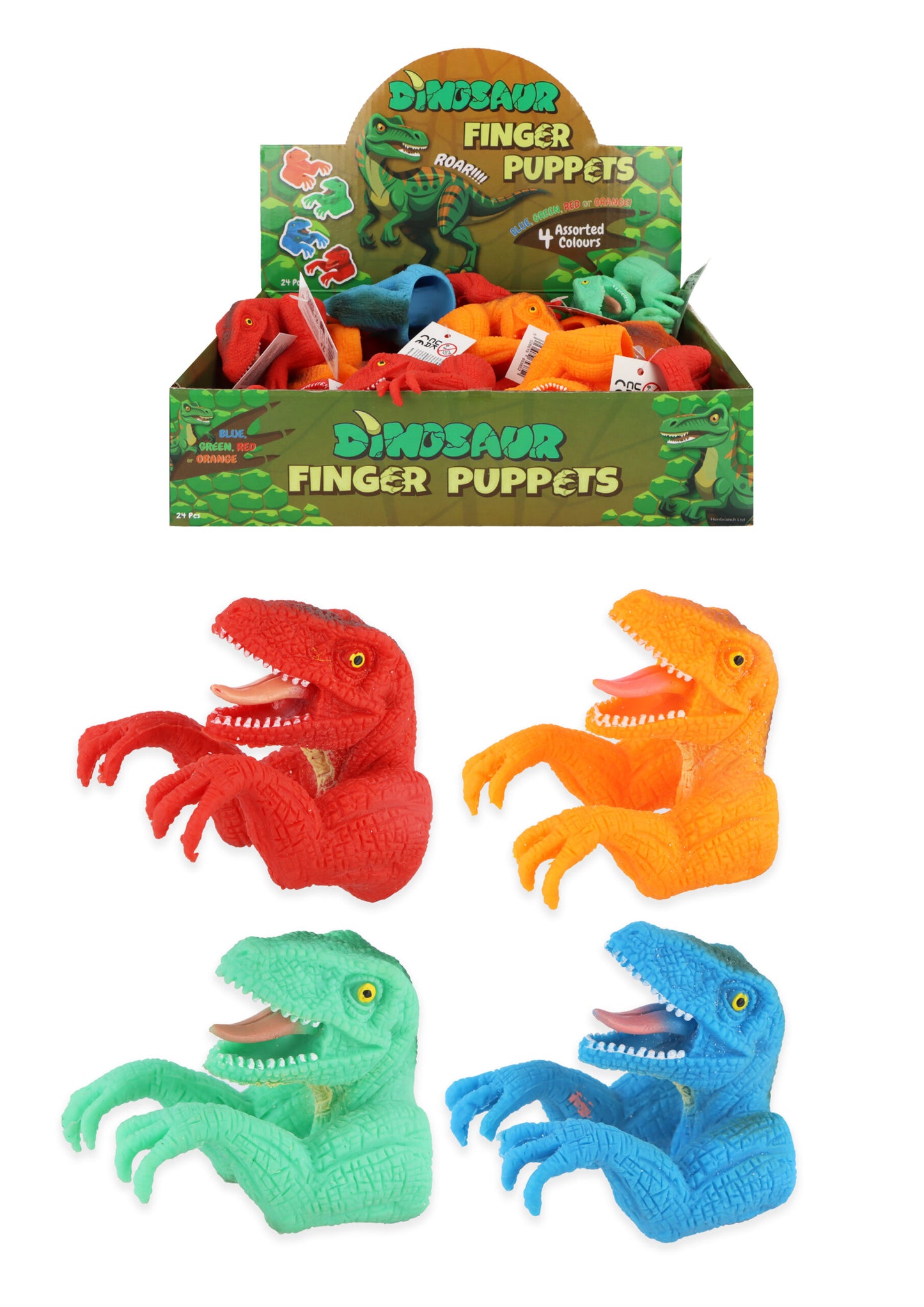 Dinosaur Finger Puppet (7.5cm) - Assorted