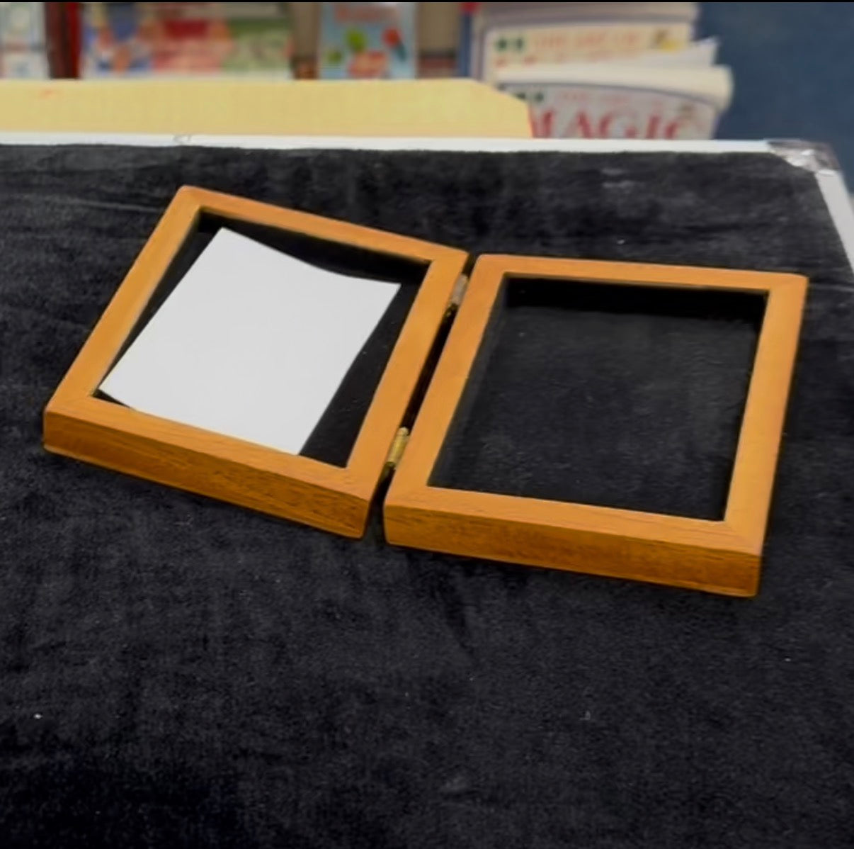 Super Magnetic Card Box - Wooden