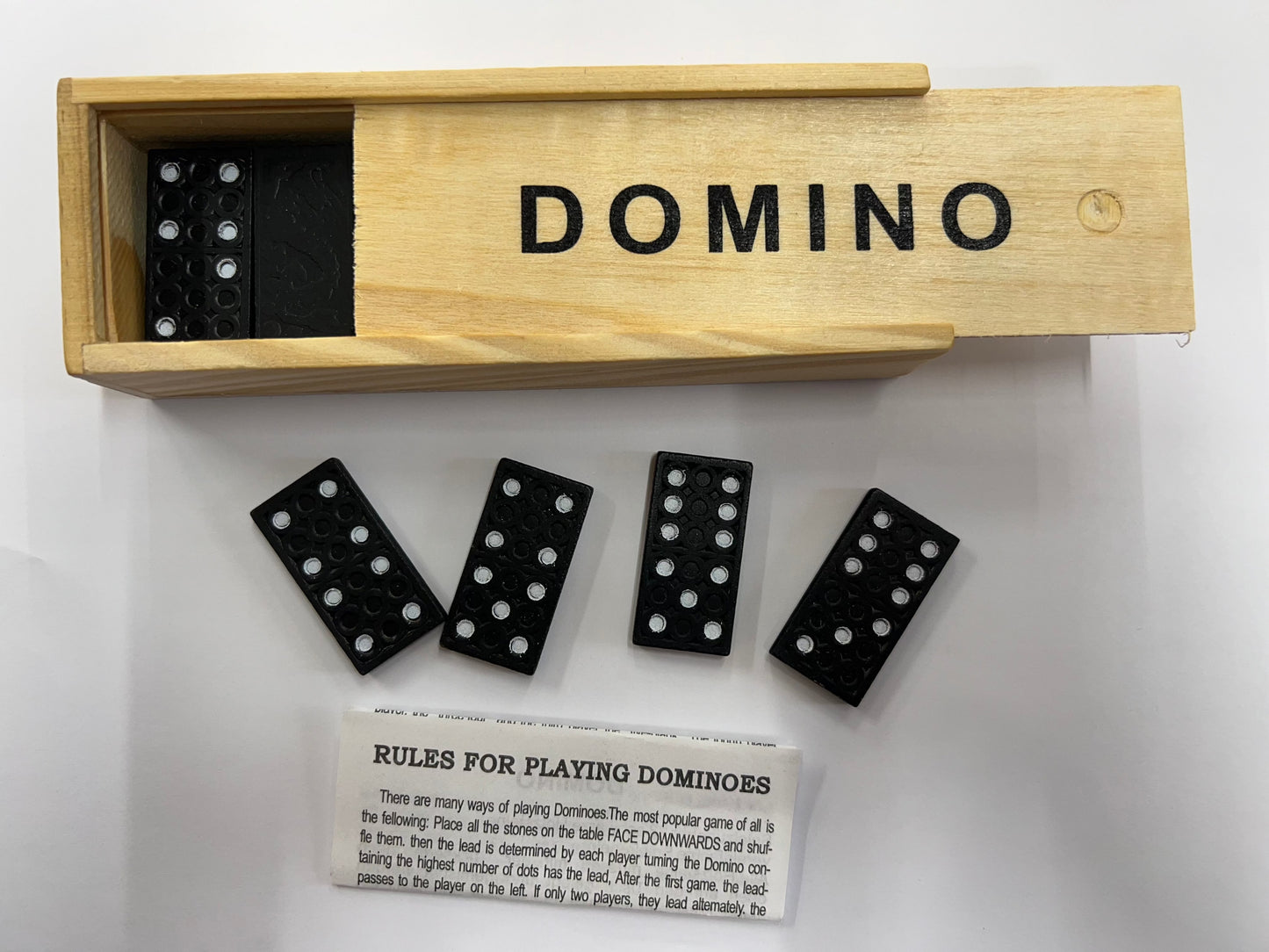 Dominoes Game in wooden box