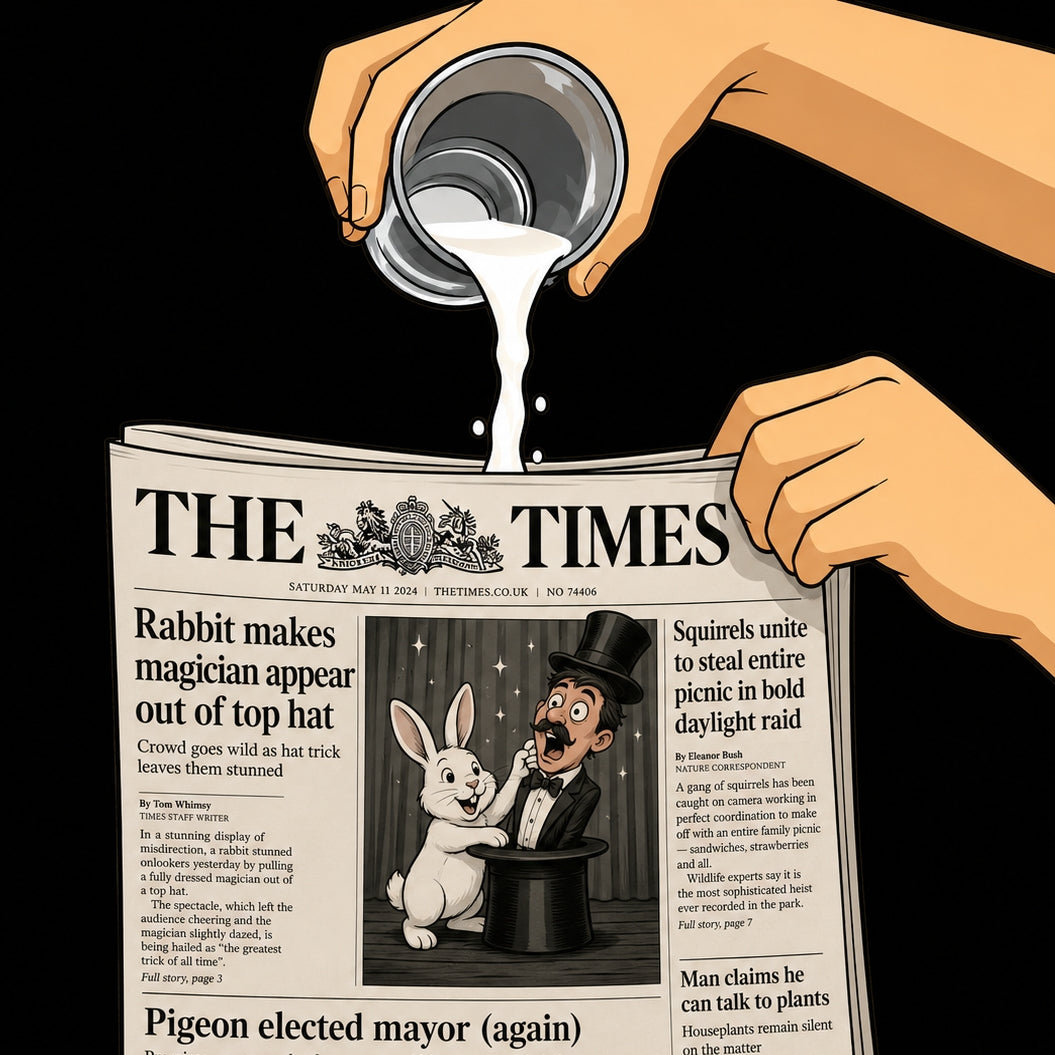 Liquide du journal - Milk Magazine Fake