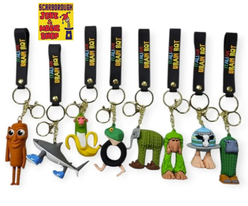Italian Brain Rot Keychain ~ Rare & Exotic AI Beasts Assorted