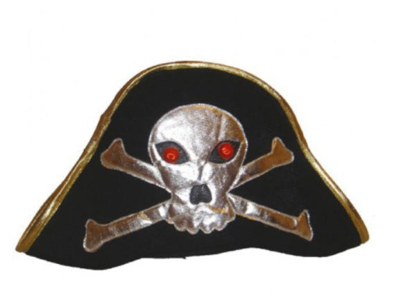Pirate Hat with Skull & Crossbones