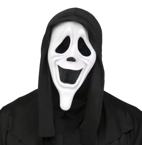 Máscara de grito sonriente: máscara de película de miedo con licencia oficial