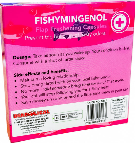 Fishymingenol Capsules - Joke Medication Mints