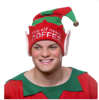 This Elf Needs COFFEE Hat