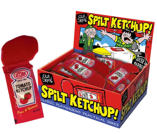 Spilt Ketchup Sachet