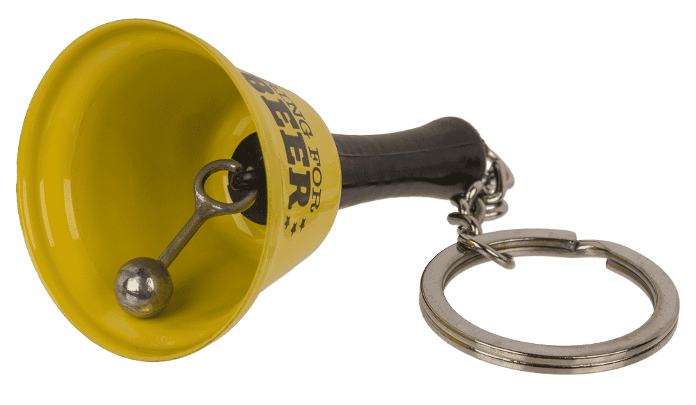 Ring For Wine/Beer/Gin Bell Keyring