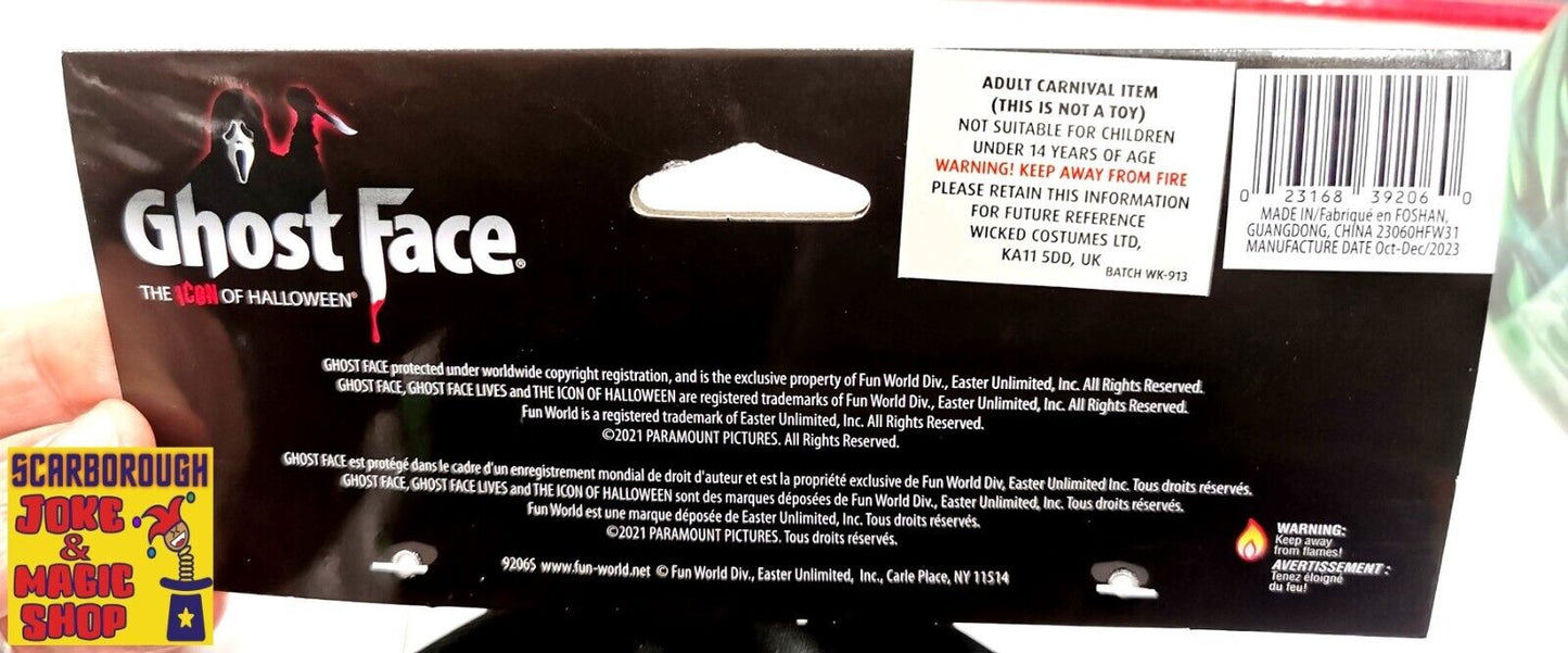 Cara de fantasma: máscara de grito con licencia oficial