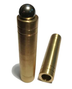 Súper bola y tubo de acero