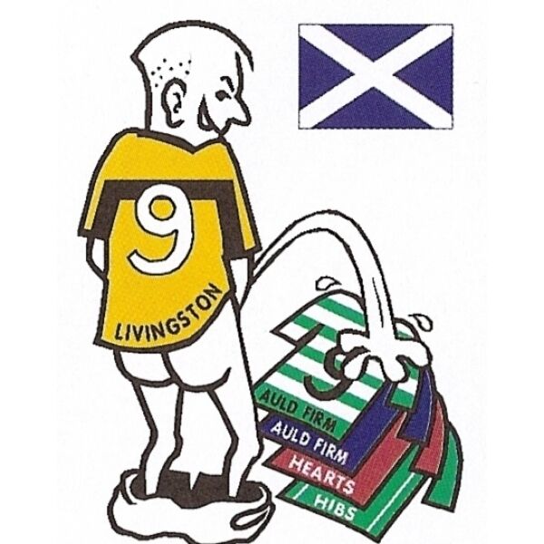 Pegatina para coche de fútbol: pipí~pipí en la camiseta de tu equipo rival~Equipos variados disponibles