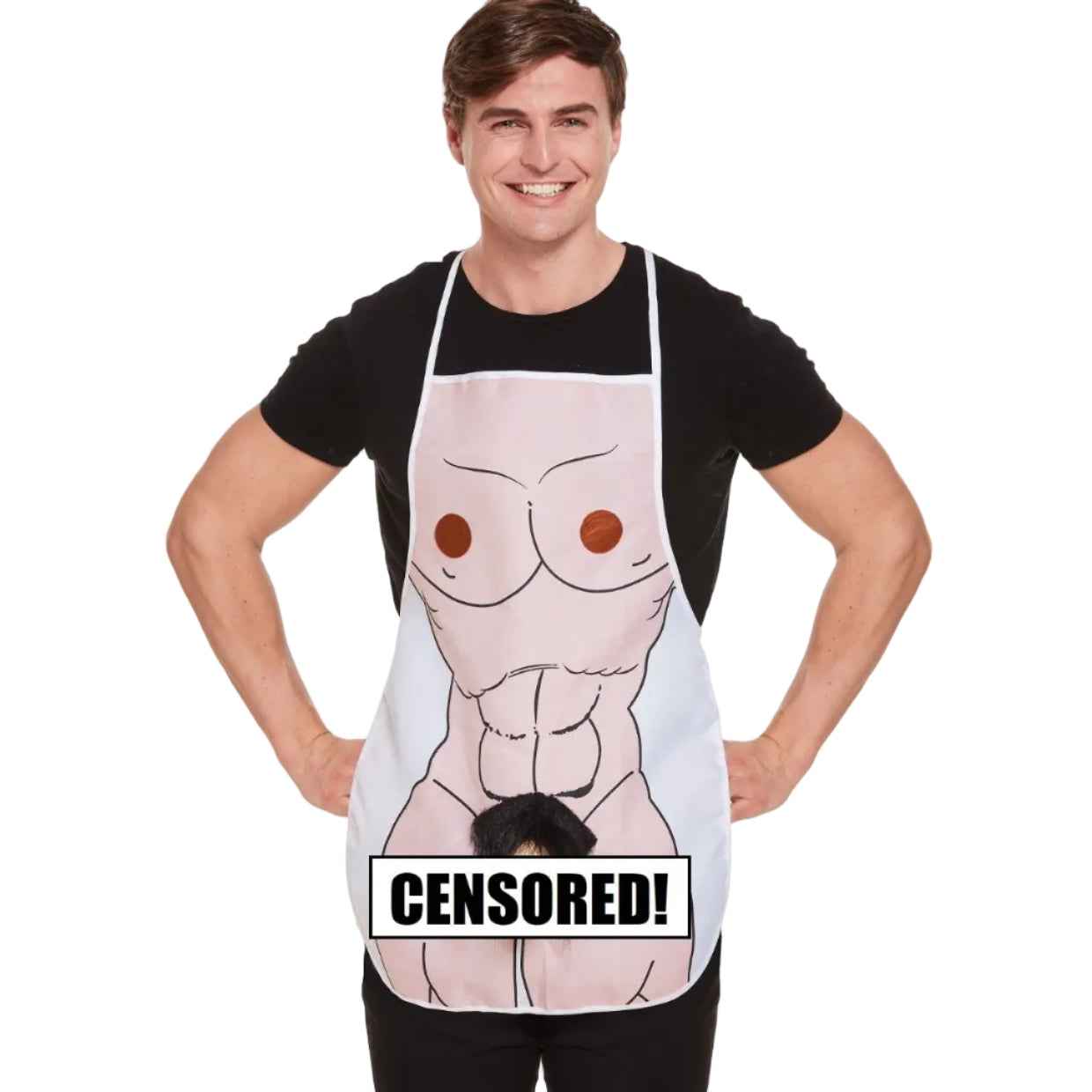 Nude Man Willy Apron