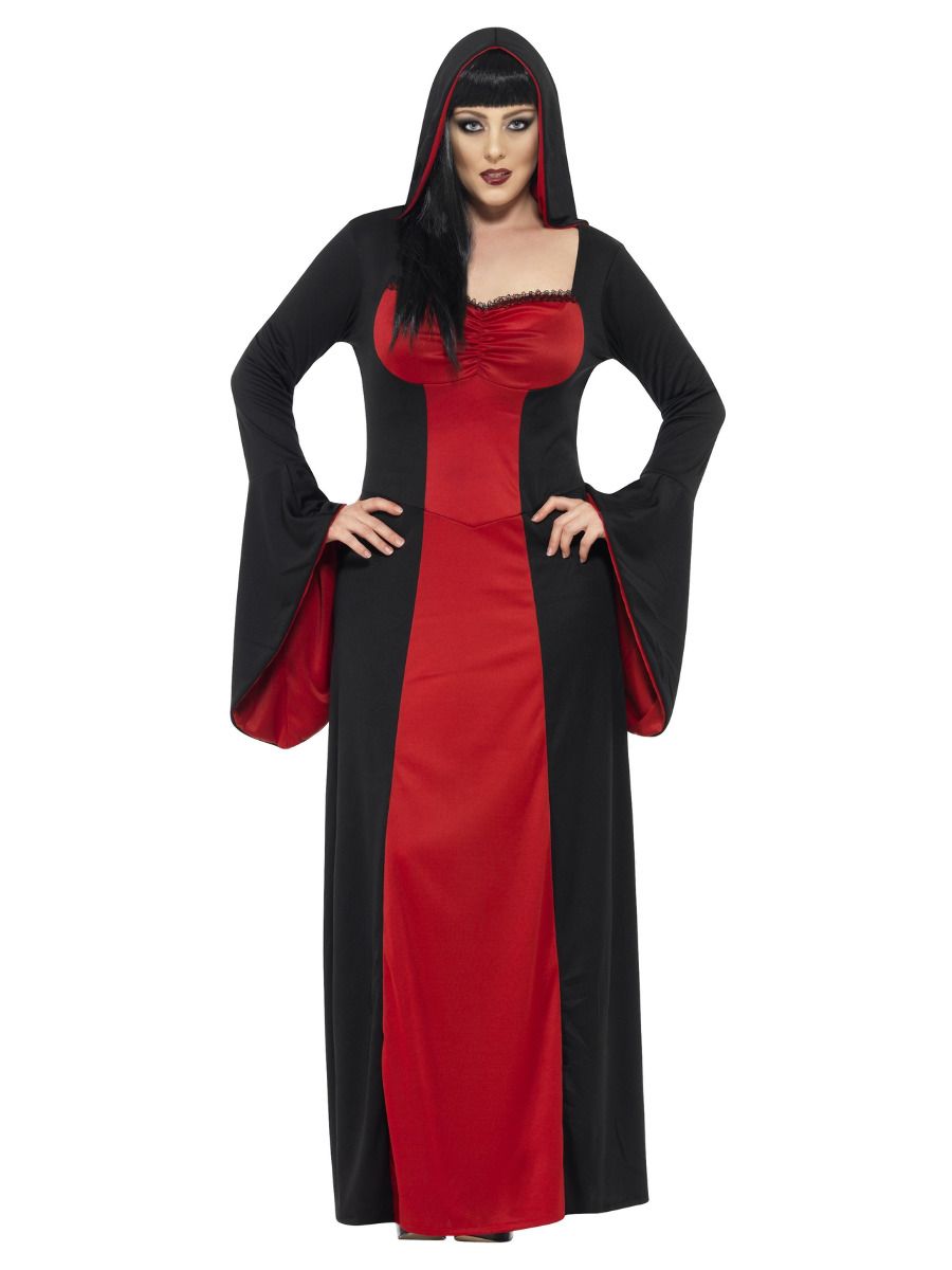 Disfraz de tentadora oscura ~ Tallas grandes para mujer 16-22