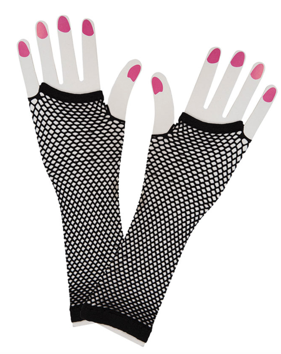 Fishnet Fingerless Long Gloves - Black – The Scarborough Joke Shop