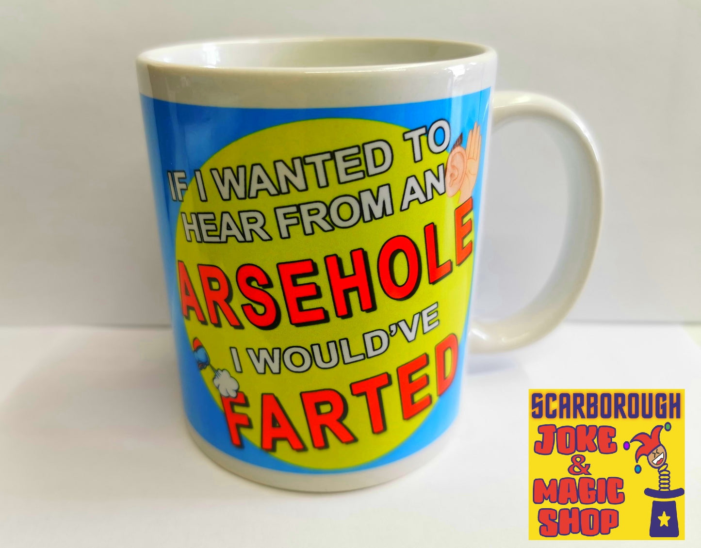 Taza Si quisiera escuchar de un gilipollas