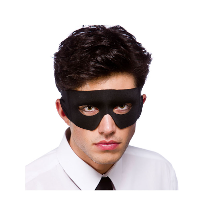 Máscara de ojos Bandit con. Corbata de cinta