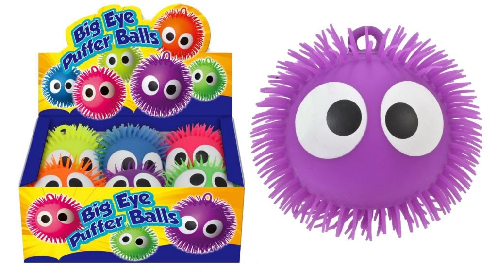 Neon Puffer Ball w. Eyes