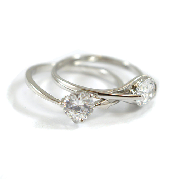 Luxuria Diamonds Fake Diamond Engagement Rings That Look Real