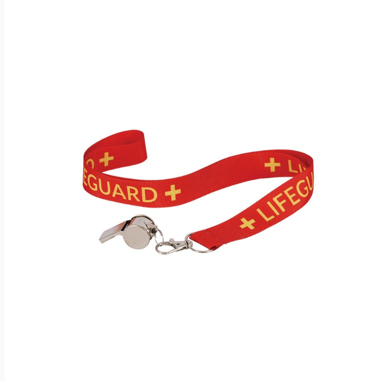 Silbato de salvavidas en cordón