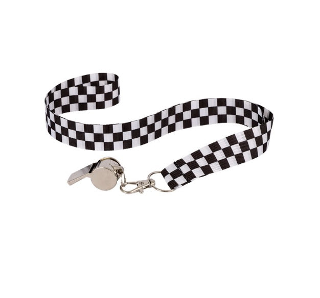 Silbato policial en cordón