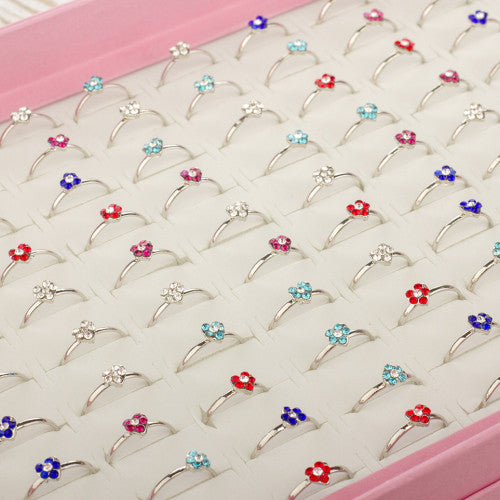 Anillo de compromiso de corazón falso ~ Tamaño ajustable