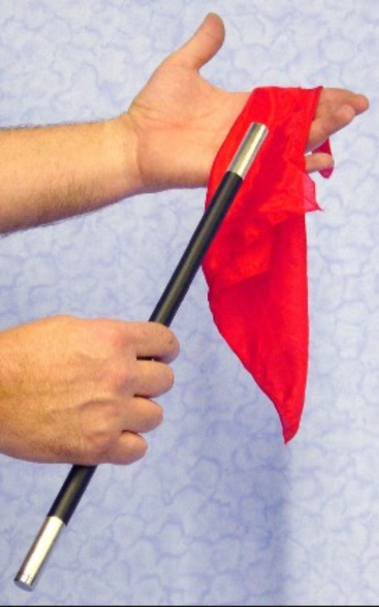 Varita de desaparición de seda flash