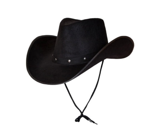 Sombrero de vaquero texano - Negro