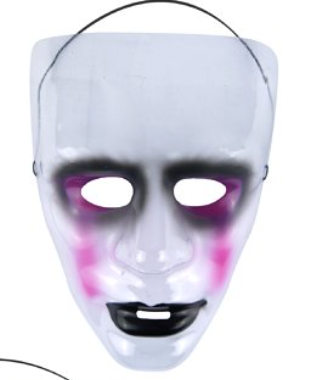 Máscara Transparente ~ Estilo Gótico de Halloween