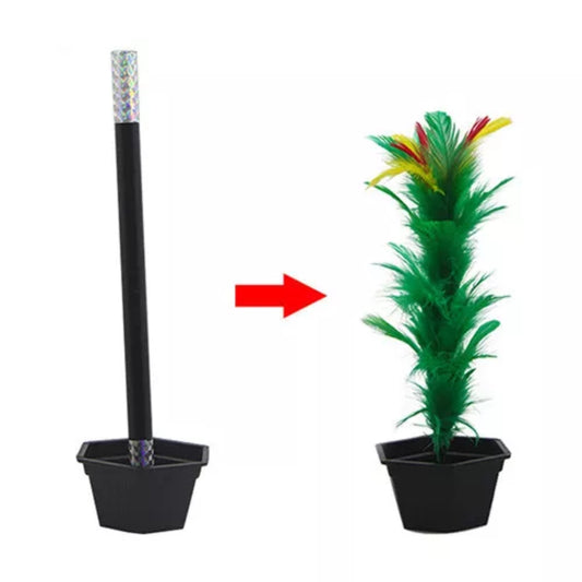 Flor que aparece de la varita