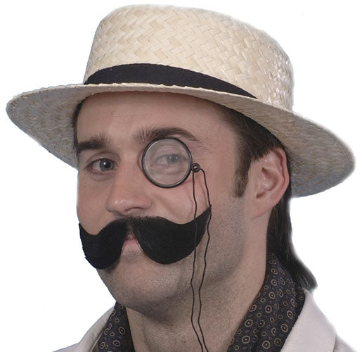 Chapeau canotier en paille