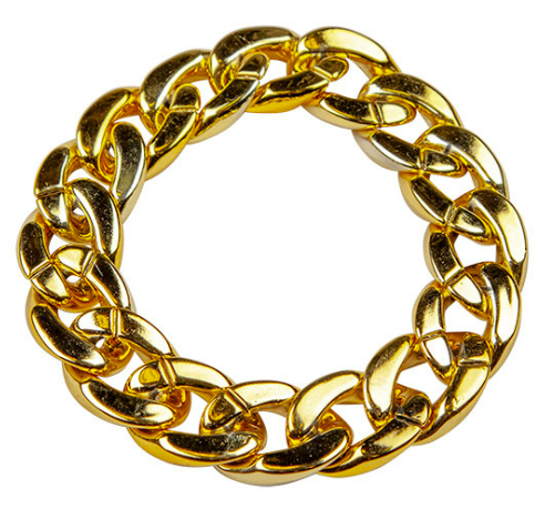 Pulsera de oro gruesa