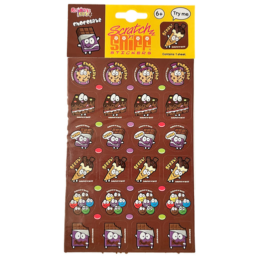 Pegatinas para rascar y oler