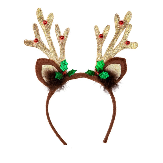 Glitter Reindeer Antlers on Headband