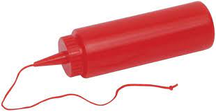 Botella de salsa de tomate