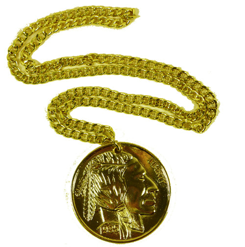 Medallón de moneda de oro
