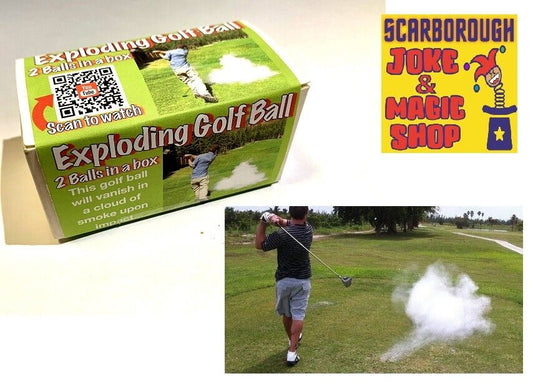 Pelota de golf explosiva (paquete de 2)