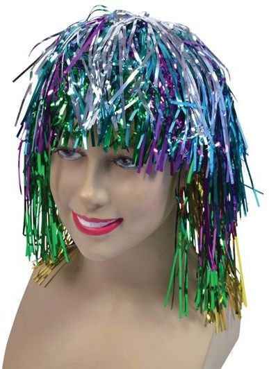 Tinsel Wig - Multi