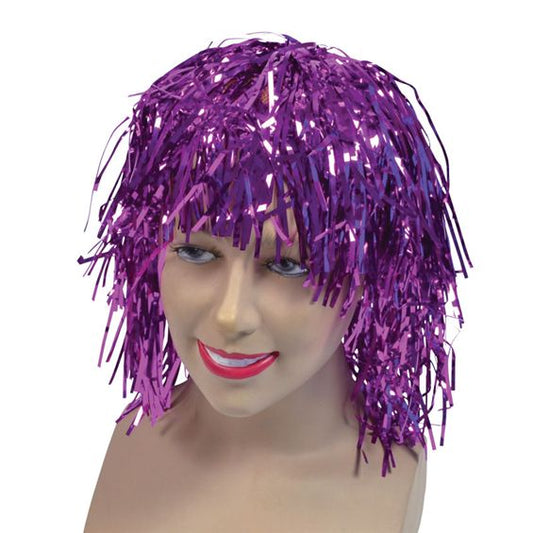 Tinsel Wig - Pink