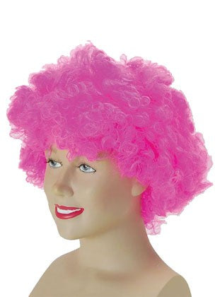Clown Afro Pop Wig - Pink
