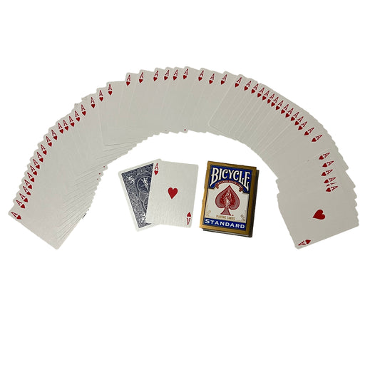 Stutter Deck - Cartas Bicycle® - Baraja de forzamiento unidireccional con respaldo azul