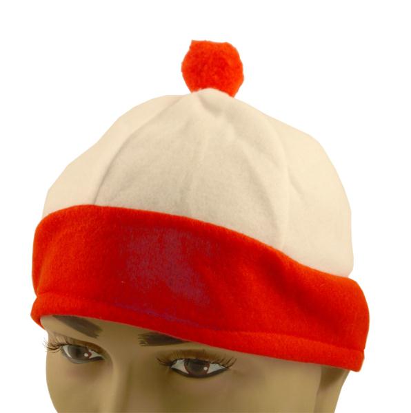 Gorro con pompón - Rojo y blanco - ¿Dónde está el estilo Wally/Waldo?