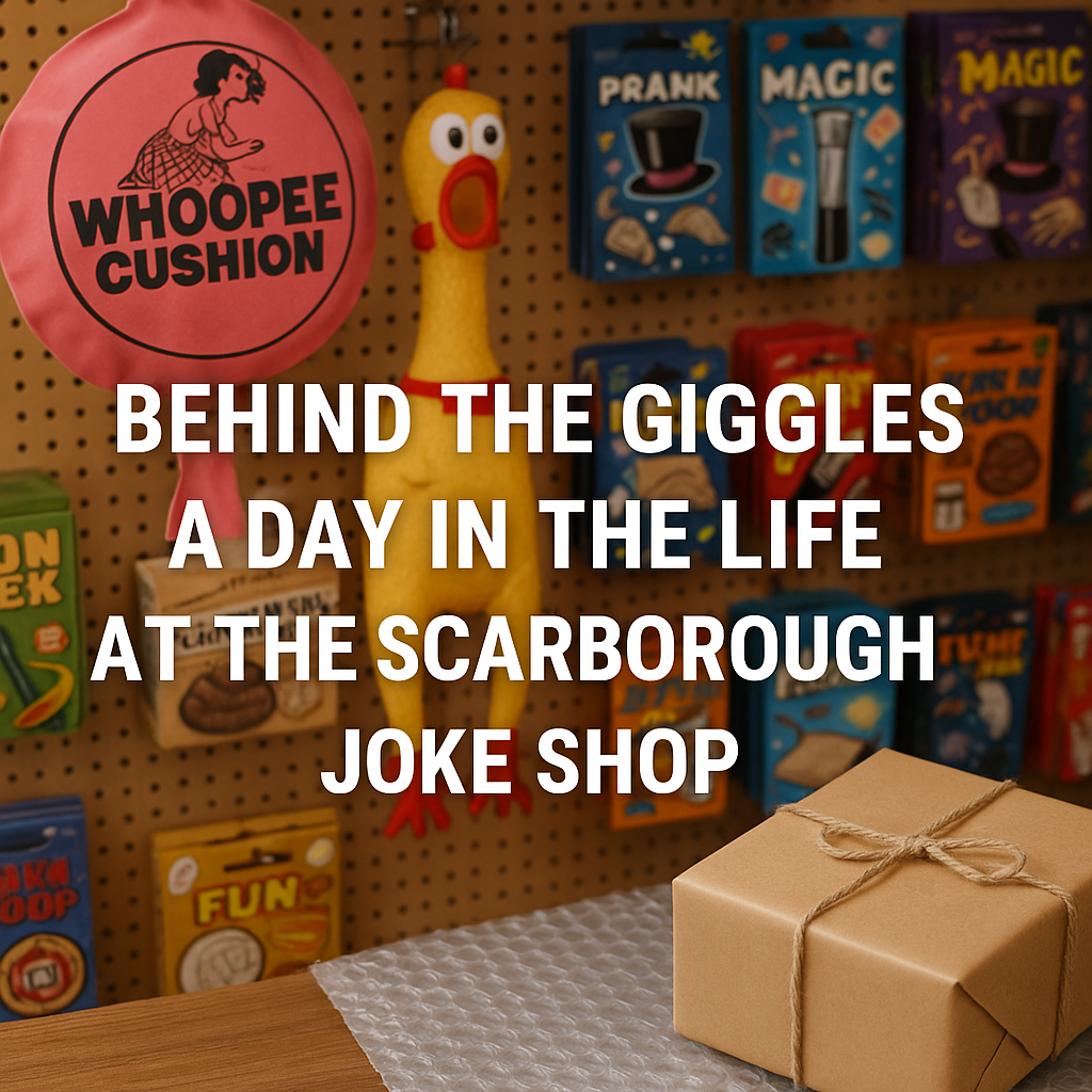 Laugh Riddle 🎭 Behind the Giggles: A Day in the Life at The Scarborough Joke Shop ...