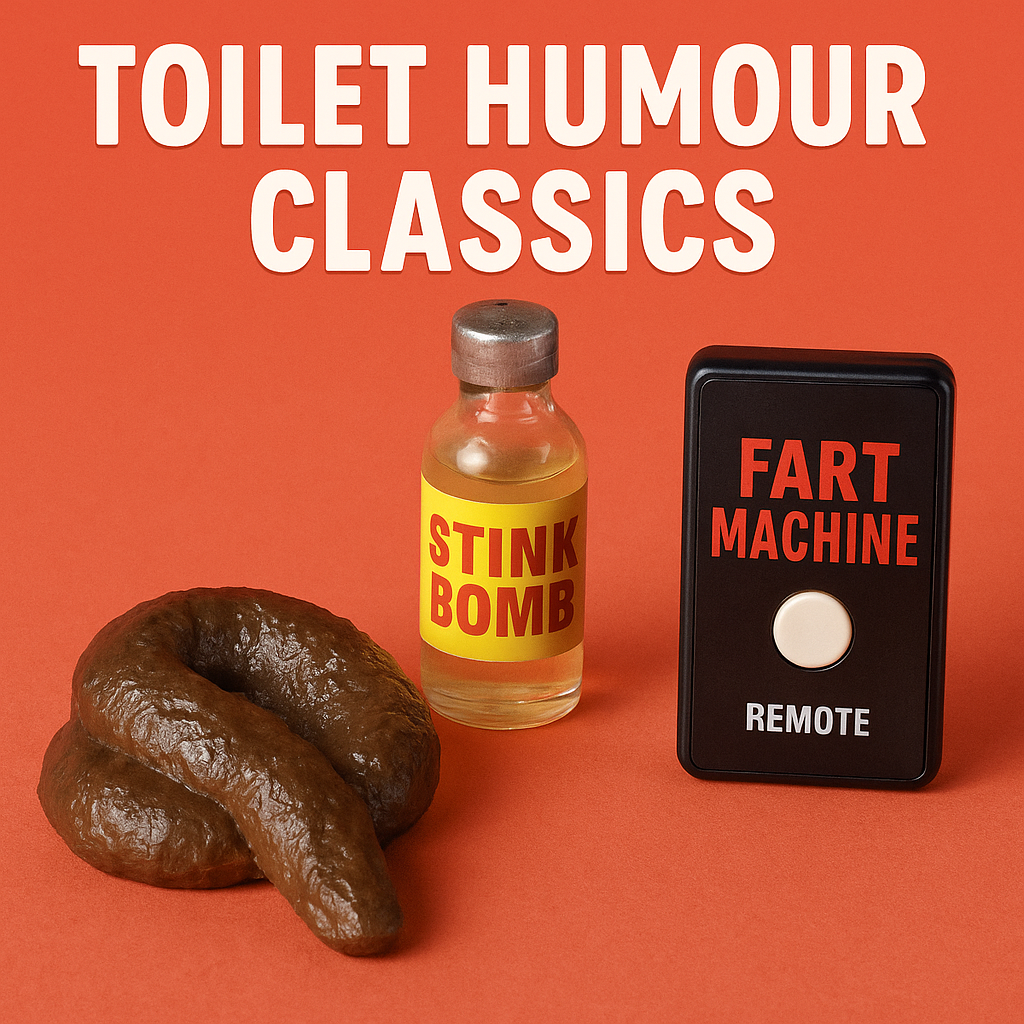 Toilet Humour Gifts – Fake Poo, Farts & Stink Bombs!