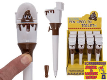 Pop Up Poo In Toilet Pen - The Scarborough Joke Shop