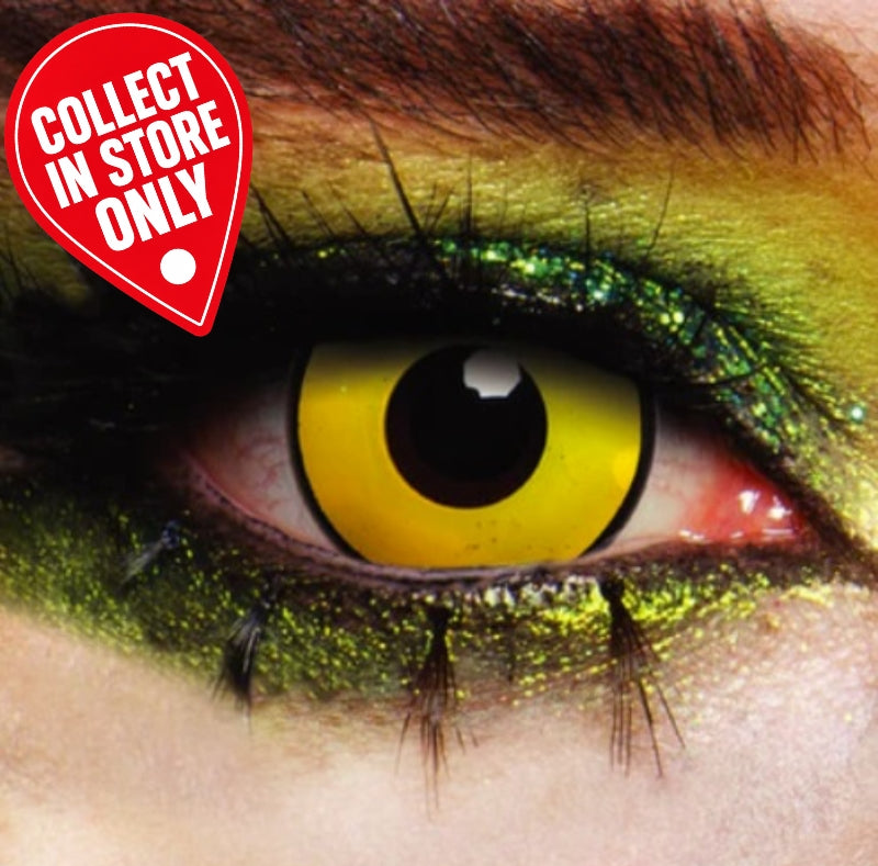 Mal Chick Yellow - UV Glow 1 Day Lenses
