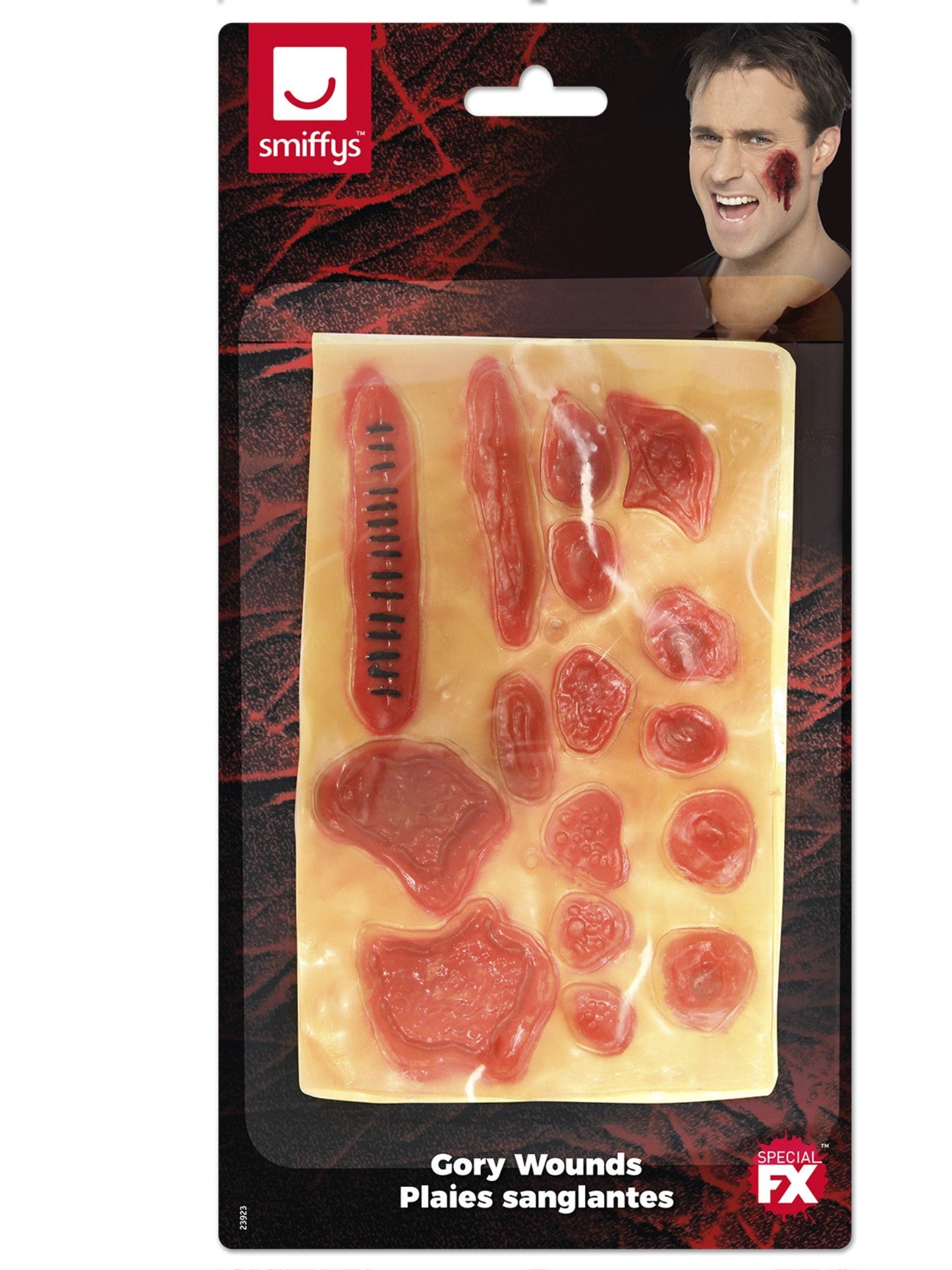 Fake Stick On Gory Wounds & Scars