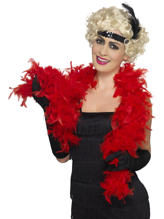 Feather Boa - Red (30866)